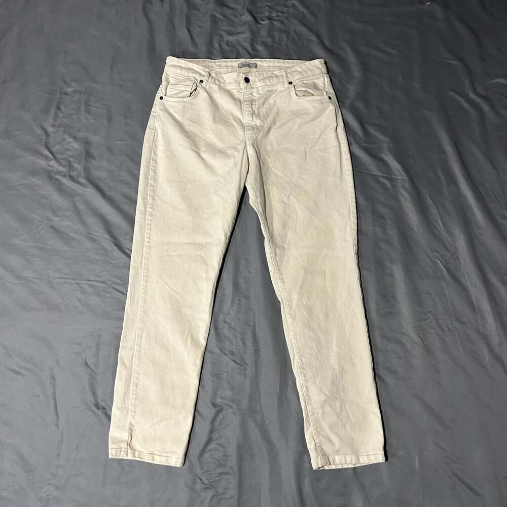 Williams & Kent Pants Cream Corduroy Made in Italy